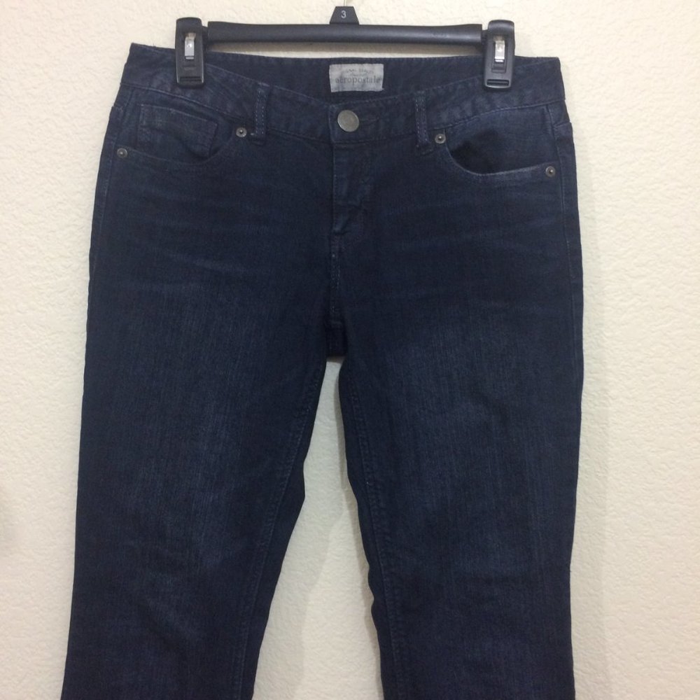 Aeropostale Jeans Boot Cut Bling Pocket Detail - Picture 4 of 14